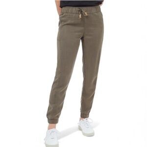 Tentree Colwood Jogger Women's Tencel Lightweight Pant Olive Green Size Small